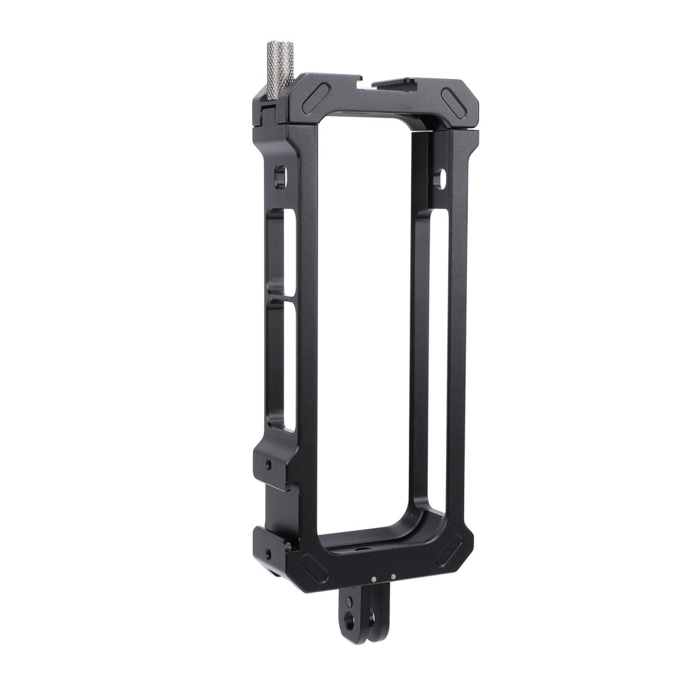 Aluminum Alloy Action Camera Frame For X4 Panoramic With 1/4" Screw & Cold Shoe Port 9361331217330