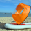 Orange Kayak Sail Pvc Paddle Board Downwind 6