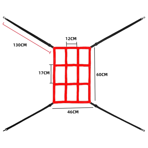 Strike Zone Target for Baseball Net Pitching 7X7 2