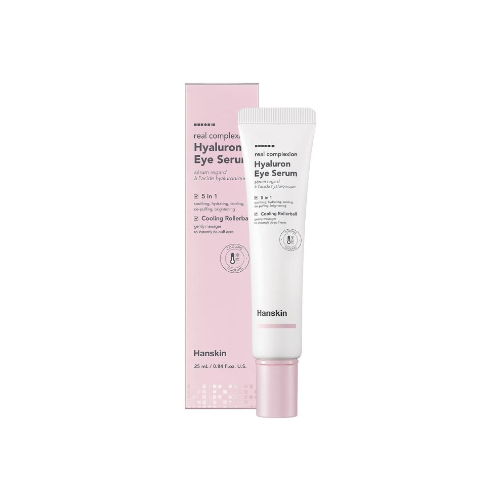 Hanskin Hyaluron Eye Serum | Hydrating & Anti-Aging Eye Care for Dark Circles, Puffiness, and Fine Lines - 25ml