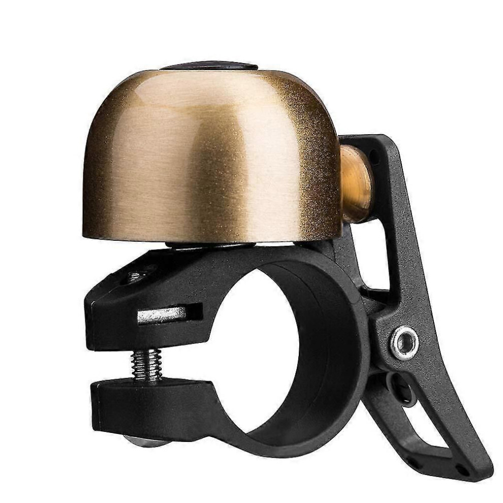 Bicycle Bell, Retro Mini Bell Bicycle 120db Bell Loud, Copper Alloy Bicycle Bell, Bicycle Accessories-gold