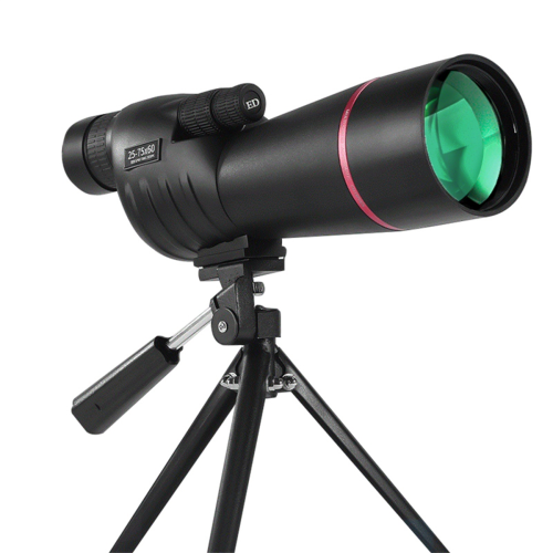 Zoom 25x-75x Spotting Scope HD Monocular Powerful Telescope 2