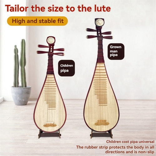 Guitar Floor Bracket Removable Wooden Rack Ukulele Hold A 2