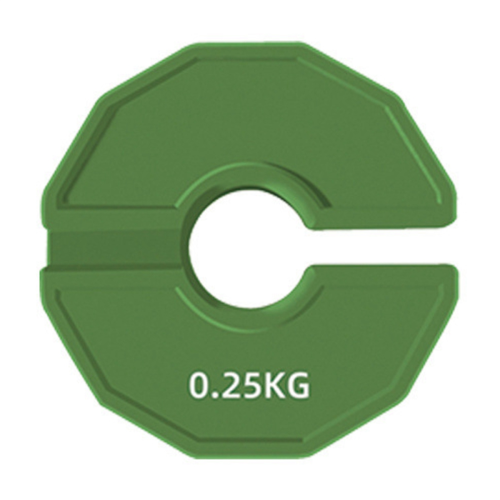 Plaques de musculation micro-type pour haltères, poids fractionné, vert, 0,25 kg 1