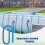 2 Pack Pool Hoses for Above Ground Pools, Filter Pump Hose 7