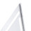 Regla triangular de carpintería 235,00 g plata 9