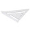 Regla triangular de carpintería 235,00 g plata 13