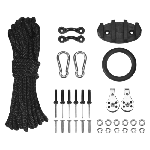 Kit d'ancrage gonflable robuste pour kayak et canoë avec accessoires 2