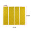 4Pcs/Lot Surfing Front Traction Pad-SUP Surfboard Deck Grip(Yellow) 8
