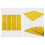 4Pcs/Lot Surfing Front Traction Pad-SUP Surfboard Deck Grip(Yellow) 6
