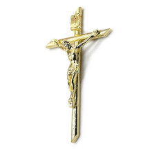 Crucifix for Cross Pendant kaste Christian koruja 24K kultaa Antiikki Jeesuksen kaula