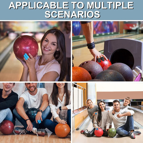 Lot de 120 protège-pouces élastiques pour bowling, A 2
