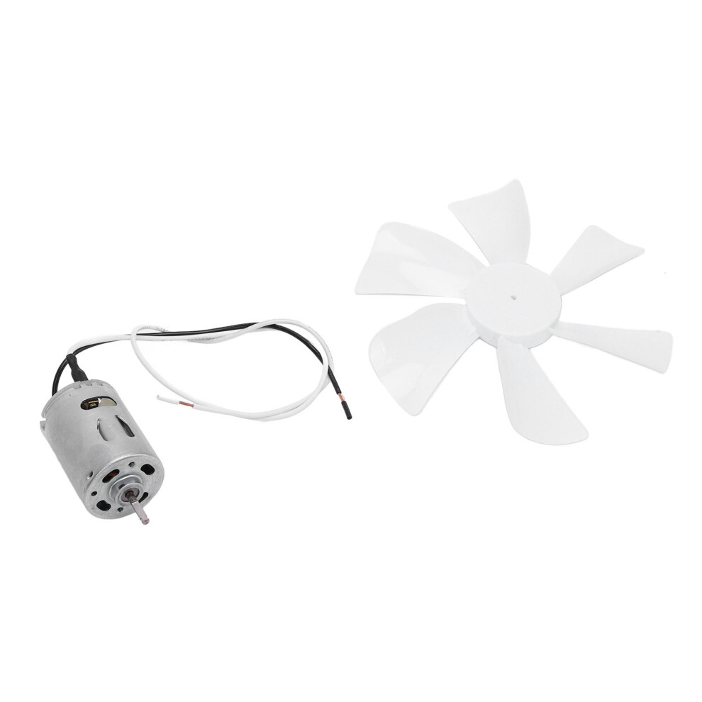 6In Plastic Rv Vent Fan Blade Set With 12V Motor For Air Circulation 7891331218591