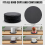6Pcs Round Drink Coasters, 4Inch Rock Stone Coasters Bulk 4