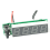 Reloj de coche universal automotriz digital rojo 4