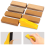 Kit de papier abrasif de précision de type micro, mini bloc de ponçage manuel 3,5 x 1 pouce 3