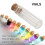 20Pcs 11X32Mm Tiny Mini Empty Clear Cork Glass Bottles Vials 2Ml 4