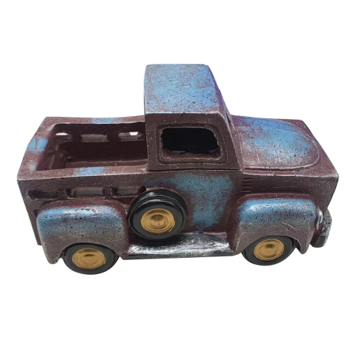 Porte-toasts Vintage En Forme De Camion - Métal Peint Blanc - Occasion En Bel état