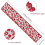 Valentines Day Decor Table Runner, 13 x 72 Inch Red Lace Runner 5