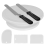 11In Rotating Cake Turntable for Decorating -6Pcs Kit 2