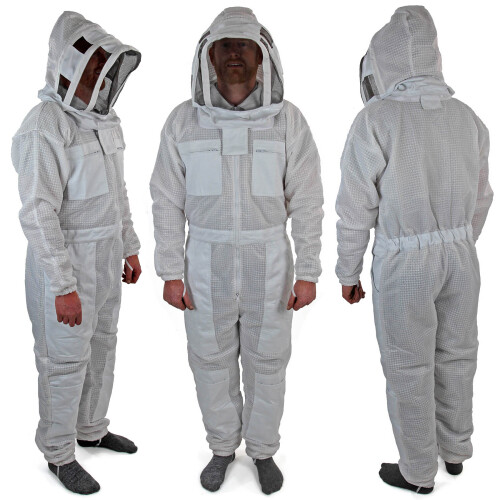 Actiasbee Ventilated Beekeeping Suit with Fencing Veil 1