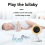 Moniteur pour bébé 3,5 pouces, écran couleur, affichage de la température et du son 10