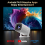 P30 PRO Inteligentny mini projektor Android 14 WiFi6 BT 5.0 Wtyczka EU 5