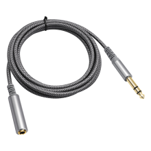 Kabel audio 1/4 cala do 6,35 mm męski żeński stereo 300 cm