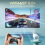 P30 PRO Inteligentny mini projektor Android 14 WiFi6 BT 5.0 Wtyczka EU 9