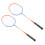 2 Pcs Badminton Racket Ferroalloy One Piece 6
