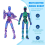 T13 Action Figure Set,3D Printed Multi-Jointed,for Game Lover Toy 6