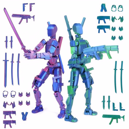 T13 Action Figure Set,3D Printed Multi-Jointed,for Game Lover Toy 1