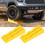 1 Pair RV Leveling Ramps 3 Stage Yellow Trailer 11