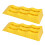 1 Pair RV Leveling Ramps 3 Stage Yellow Trailer 6