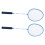 Badminton Racket Set Split Ferroalloy and Nylon 10