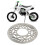 210mm Front Brake Disc Rotor Rust Proof High 11