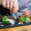 Pinzas de acero inoxidable para manualidades con punta dentada curva 6