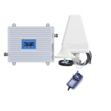 Triple Band 900/1800/2100MHz Mobile Signal Booster Repeater 10m Cable