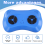 FCC-Certified 2.4G Wireless Remote Controller for Kids' Electric Vehicle (Blue/Black) Replacement Receiver 9