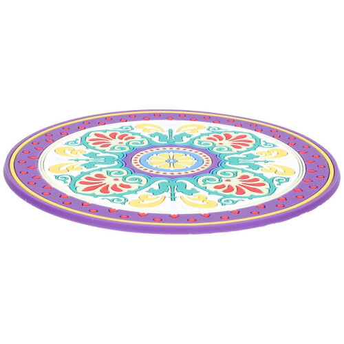 Singing Bowl Mat For Crystal Bowl Protective Purple 1Set 1