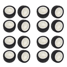 Lot de 16 pneus en caoutchouc pour SG1603, SG1604, 1603, UD1601, UD1602, UD1603, UD1604, 1/16, pièces de mise à niveau pour voiture RC, 2