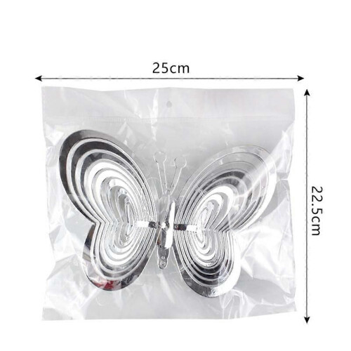 Butterfly Wind Spinners Hanging Ornaments Rotating Wind Chime G