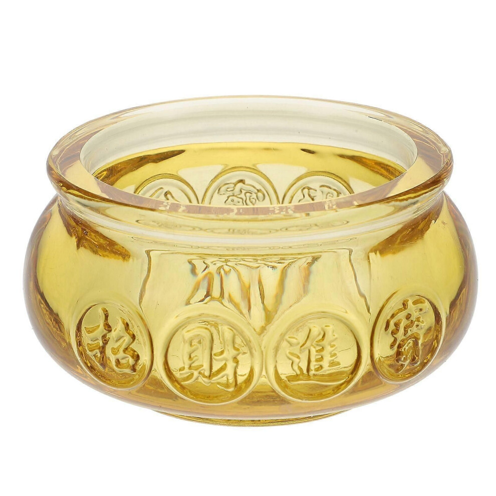 1 pièce de décoration de bassin en cristal chic pour la maison et le bureau