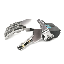 Mini main de robot à cinq doigts, bras manipulateur en métal droit pour humanoïde, kit de bricolage