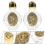 2pcs Portable Glass Holy Water Bottle Embossment Surface Empty Bottle Decorative Container 4