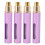 4pcs Glass 10ml Press Perfume Bottle Empty Refillable Portable Perfume Bottle Set 4
