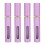 4pcs Glass 10ml Press Perfume Bottle Empty Refillable Portable Perfume Bottle Set 1
