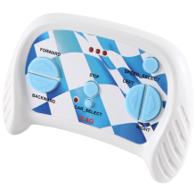 Coche eléctrico para niños con control remoto Bluetooth 2.4G, piezas de vehículo para niños, control azul