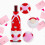 2 PCS Cute Red Bottle Covers for Valentine's Day Celebration 4