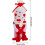 2 PCS Cute Red Bottle Covers for Valentine's Day Celebration 3